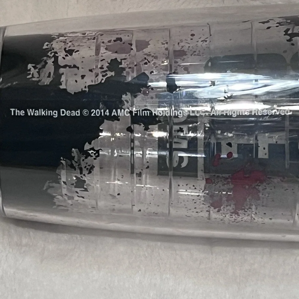 Tervis Tumbler RARE The Walking Dead 16oz Insulated Cup &‎ Lid 2014 EC Lot Of 2
